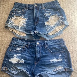 2 pairs of American Eagle Jean Shorts